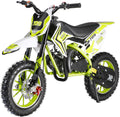 49cc 2-Stroke Kids Dirt Bike, Gas Power Motocross, Off Road Mini Motorcycle, Pocket Motorbike with Front Rear Disc Brakes, Racing Max Speed 30KM/H (Red)