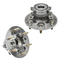 Detroit Axle - Front 2pc Wheel Bearing Hubs for 4WD 09-12 Chevrolet Colorado GMC Canyon, 2 Wheel Bearing & Hubs Assembly Set 2009 2010 2011 2012 Replacement