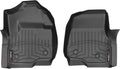 WeatherTech Custom Fit FloorLiners for Ford Super Duty, Super Duty, Super Duty - 1st Row (4410511V), Black