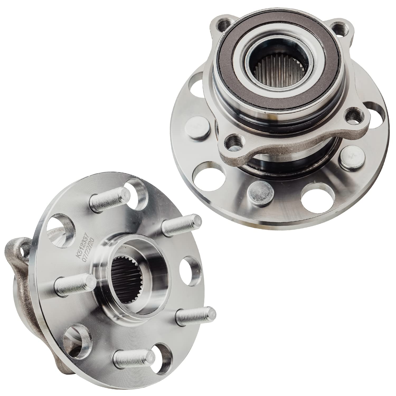 Detroit Axle - 2 Rear Wheel Bearing Hubs for Lexus is F IS250 IS350 GS300 GS350 GS430 GS450h GS460 GS F RC F, Wheel Hub Bearings Assembly Set Replacement, Pair Hubs