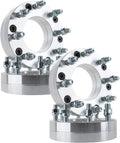 4pcs Wheel Adapters 6x5.5 to 8x6.5,Forged 2 inch Lug Centric with M14x1.5 Studs 108mm Hub Bore,Fits for Silverado 1500,Sierra 1500,Tahoe,Yukon,Suburban 1500