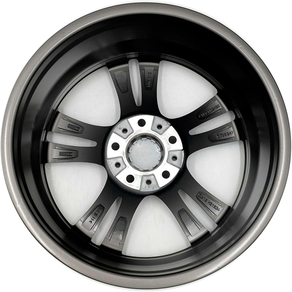 New Single 18' 18x8 Inch Wheel for 2012–2020 BMW 3 Series, 4 Series | OEM Design Replacement Rim | Machined Grey | Direct Fit - OE Stock Specs | 71540 71540B