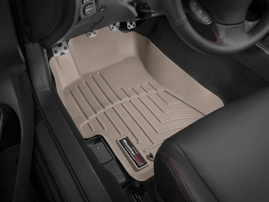 WeatherTech Custom Fit FloorLiners for Subaru Impreza, Impreza WRX STi, Impreza WRX - 1st Row (451661), Tan