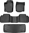 MAXLINER Floor Mats 2 Rows and Cargo Liner Set Black for 2012-2018 Mercedes Benz GL/GLS Series