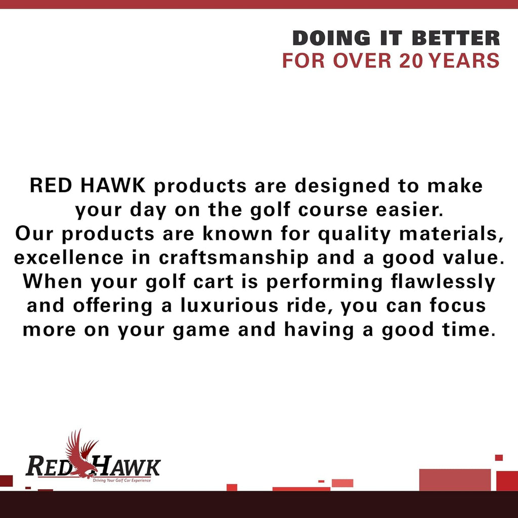 Red Hawk STR-011 Steering Column Compatible With/Replacement For E-Z-Go TXT 2001 and Newer With 4 Bolt New Style Golf Carts