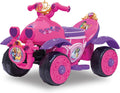 Kid Trax Toddler Disney Princess Electric Quad Ride On Toy, Kids 1.5-3 Years Old, 6 Volt Battery and Charger Included, Max Weight 45 lbs, Princess Pink