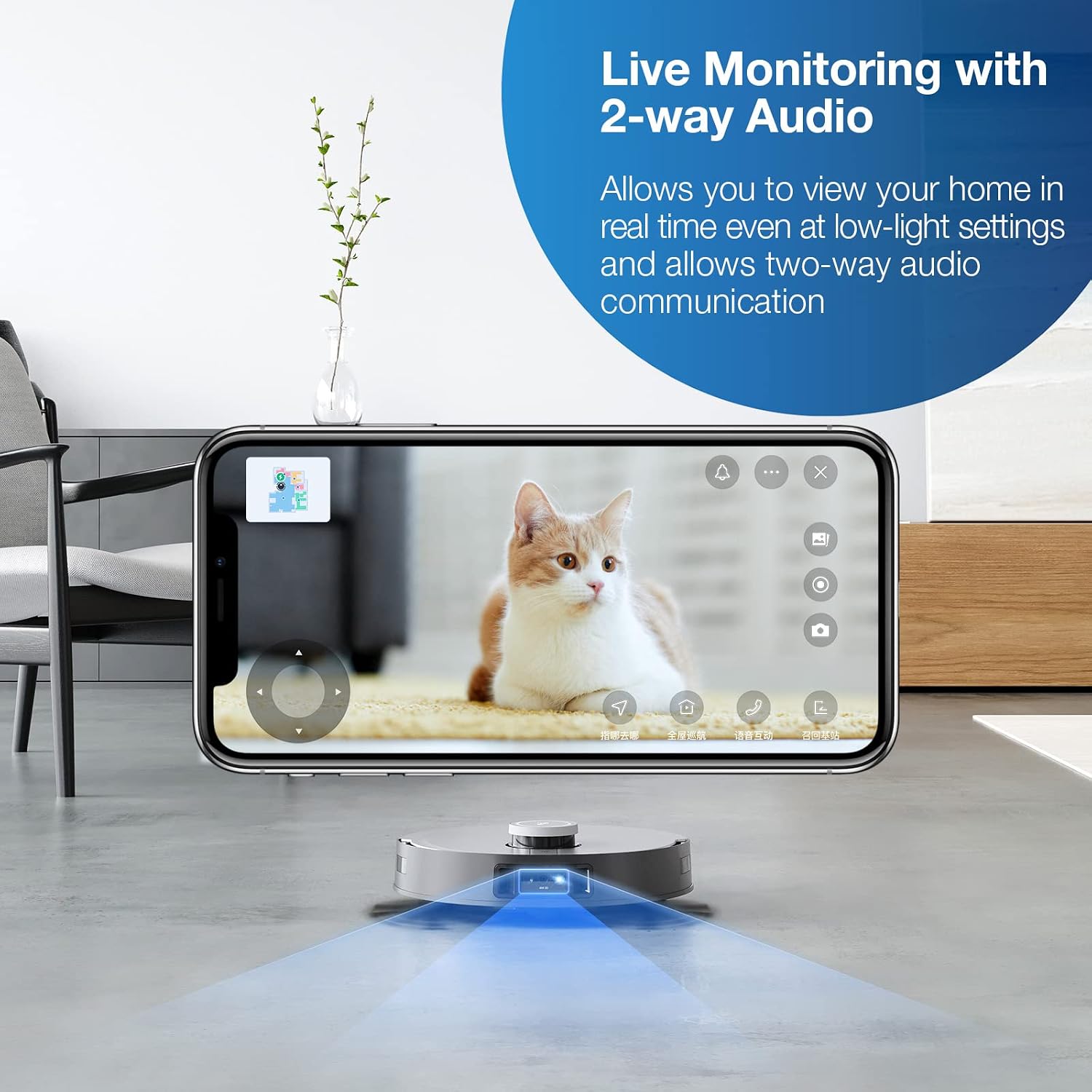ECOVACS R-OZX1PLUS DEEBOT X1 PLUS Robotic Vacuum Cleaner Auto Empty Station + AIVI 3D + TrueMapping 2.0 + AI Voice Assistance - Certified Refurbished