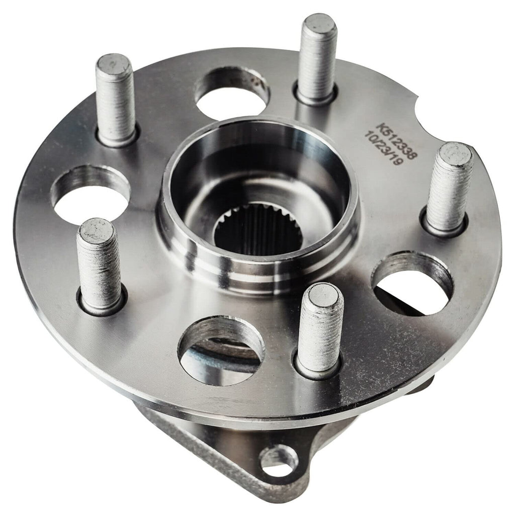 Detroit Axle - 4WD Pair Rear Wheel Bearing and Hub Assembly for Toyota RAV4 2001 2002 2003 2004 2005 AWD 5-Lug Models