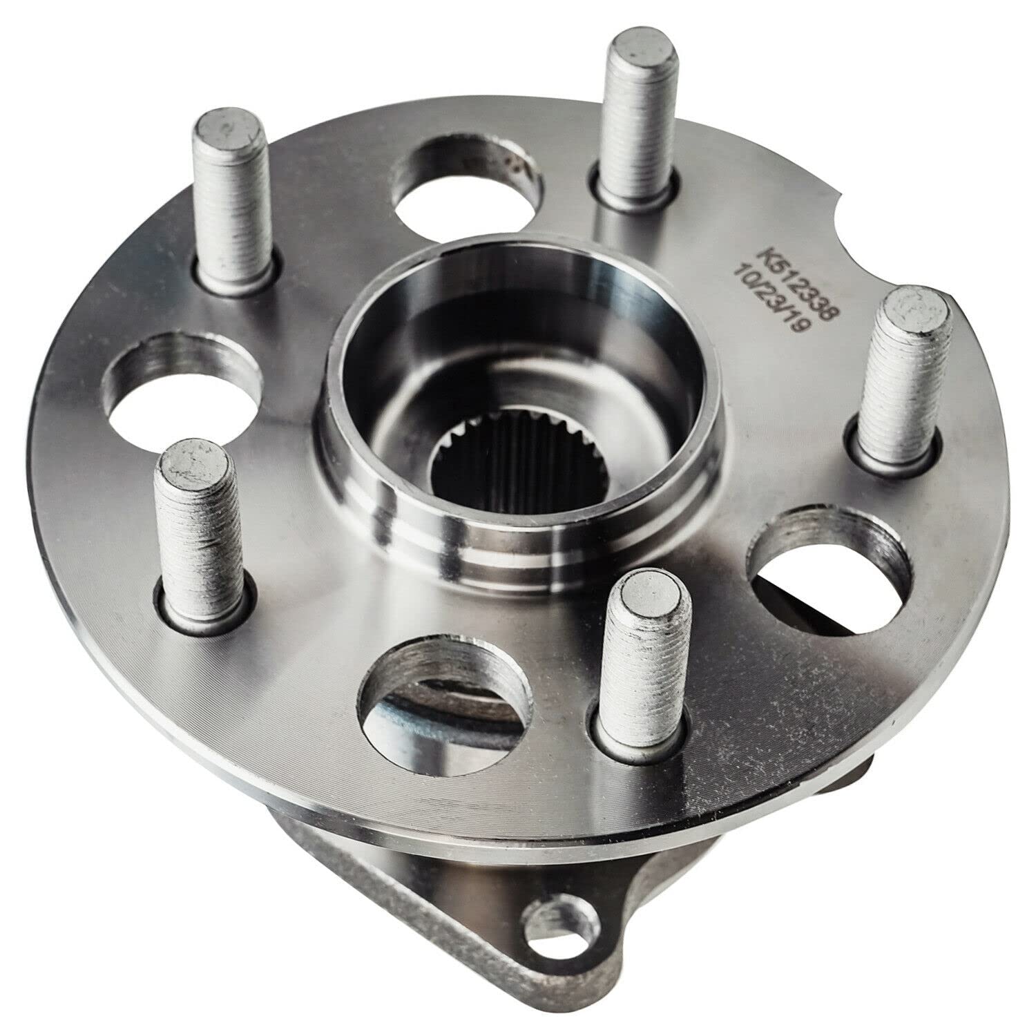 Detroit Axle - 4WD Pair Rear Wheel Bearing and Hub Assembly for Toyota RAV4 2001 2002 2003 2004 2005 AWD 5-Lug Models