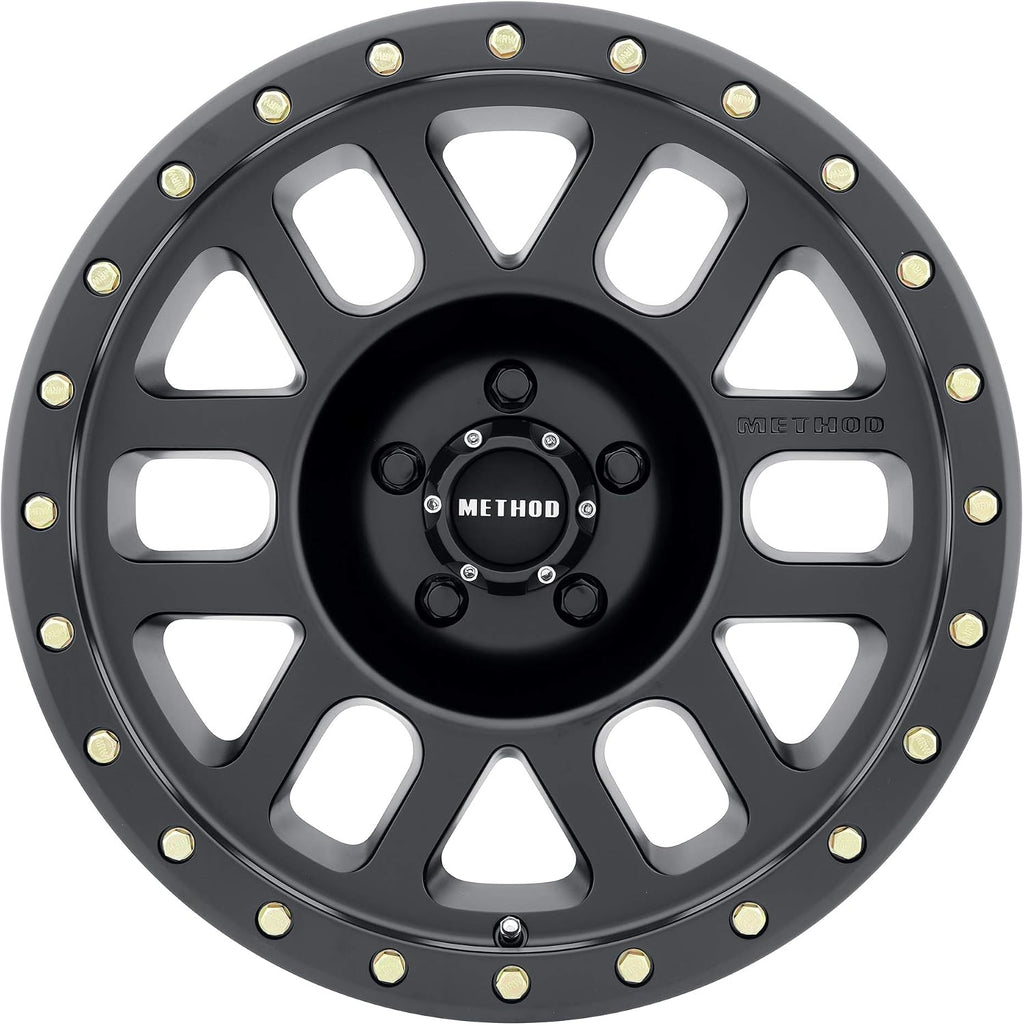 Method Race Wheels 309 Grid Matte Black 17x8.5' 5x5', 0mm offset 4.75' Backspace, MR30978550500