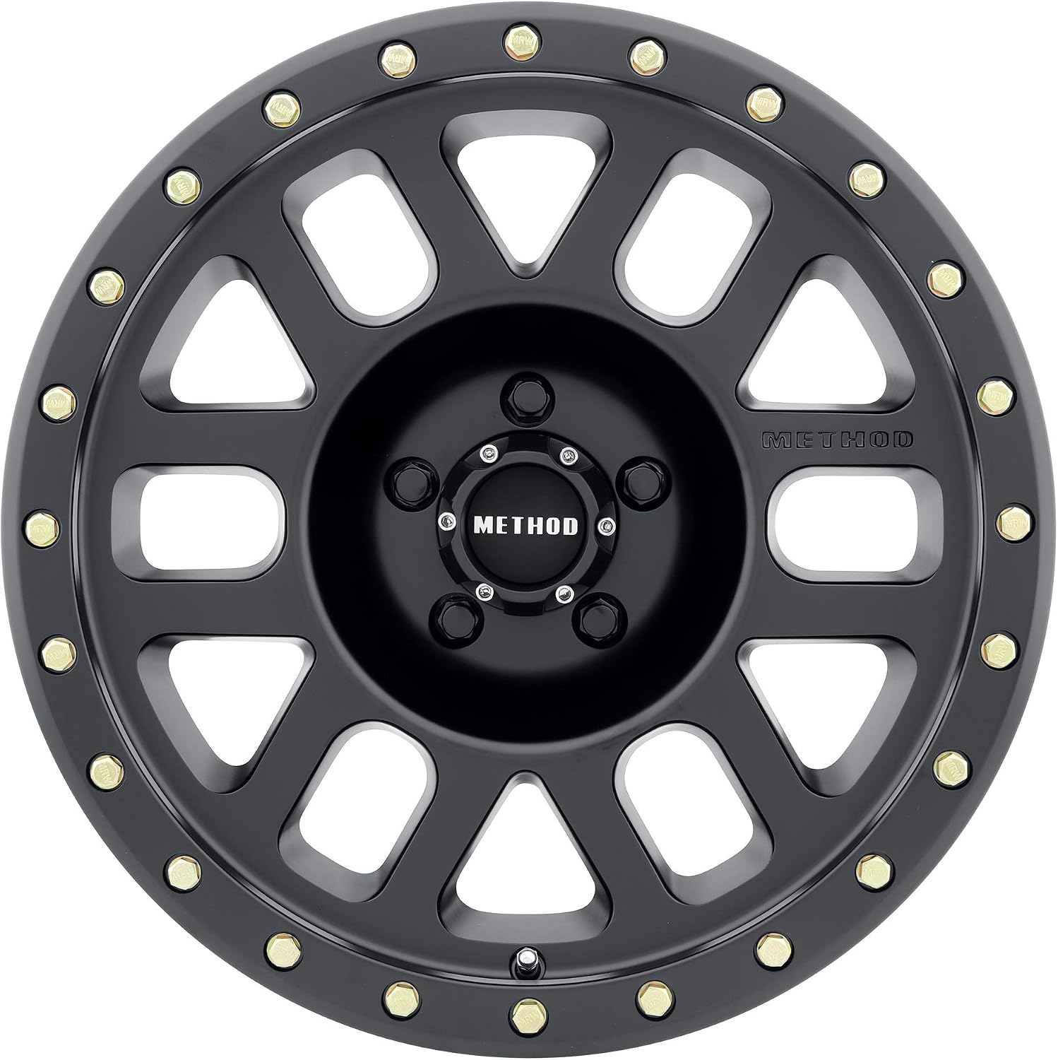 Method Race Wheels 309 Grid Matte Black 17x8.5' 5x5', 0mm offset 4.75' Backspace, MR30978550500