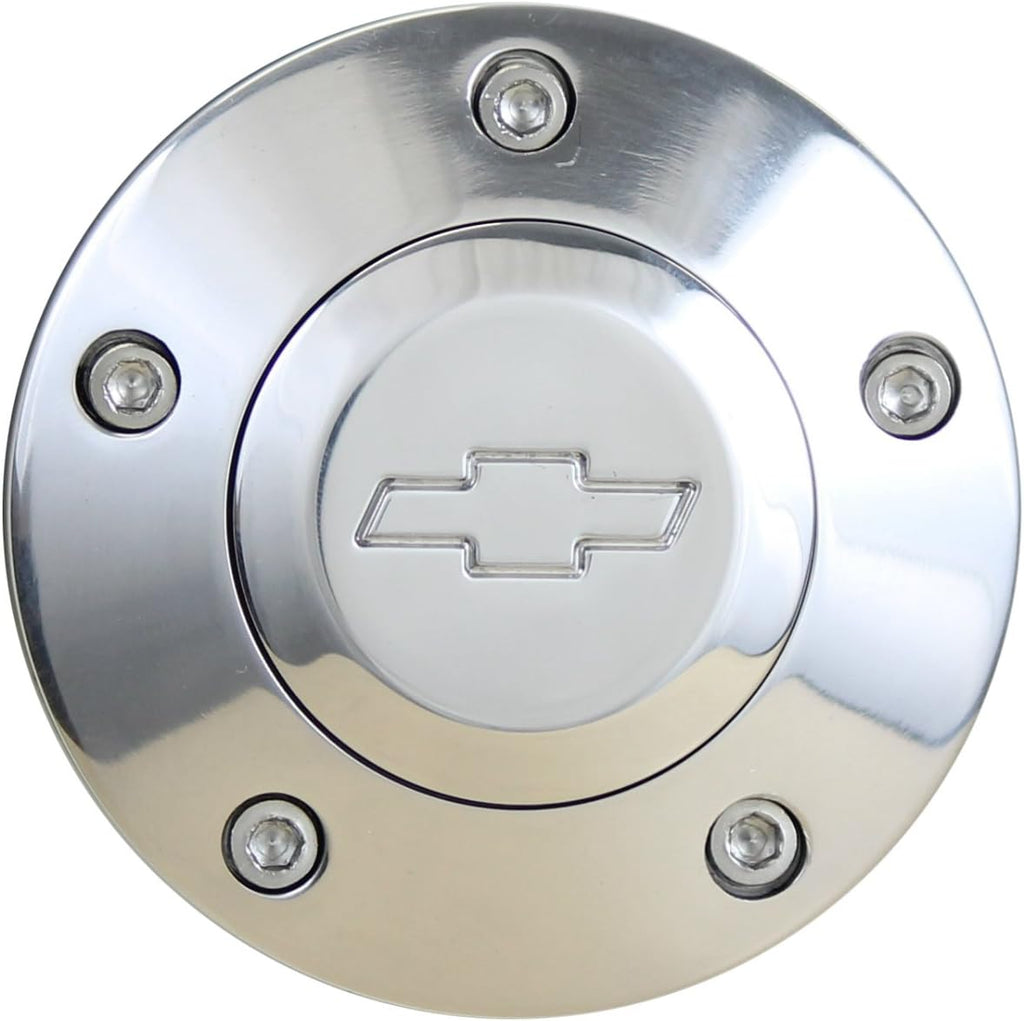 Forever Sharp 14' Billet and Black Vinyl Wheel with Chevy Horn