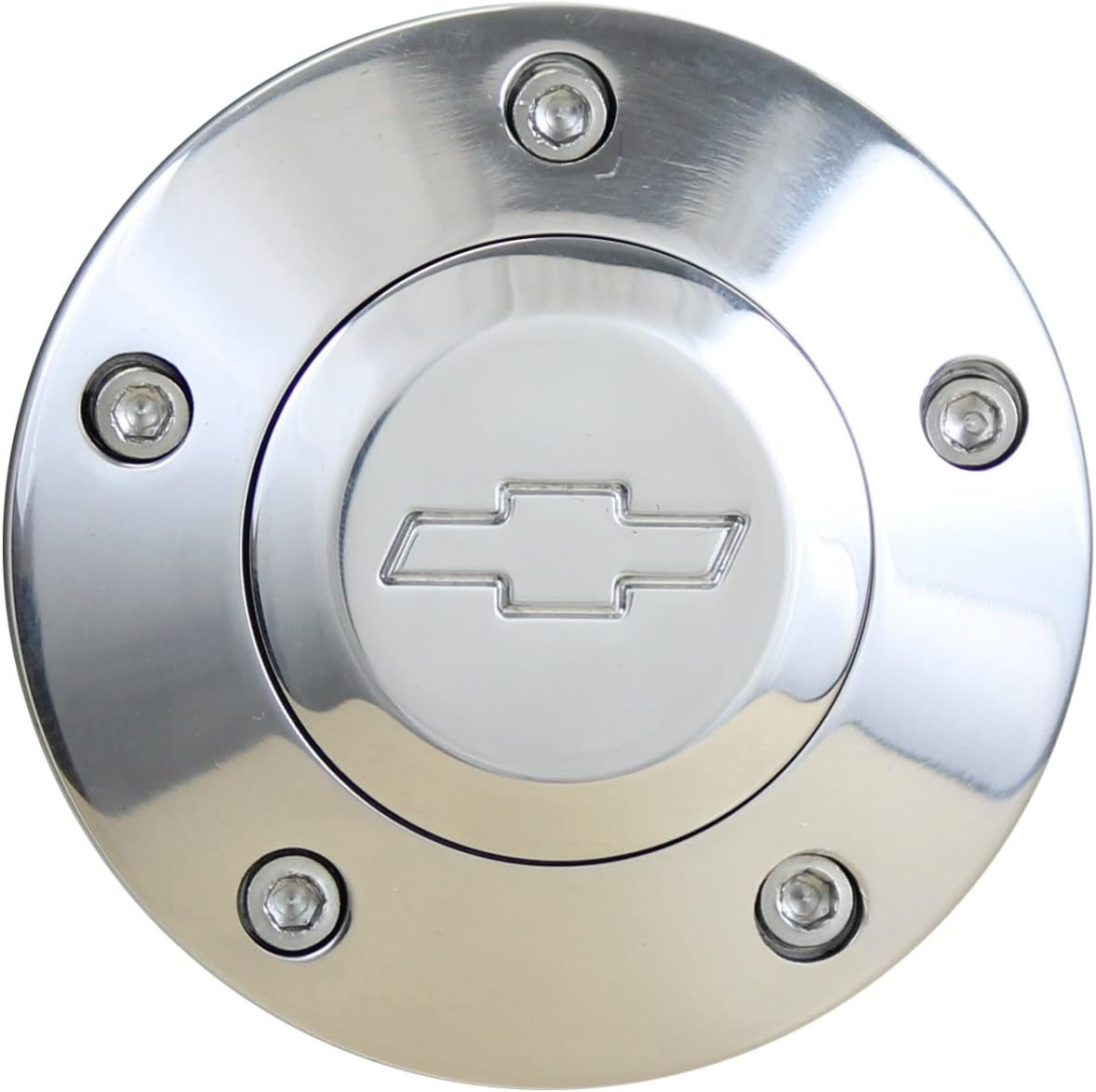 Forever Sharp 14' Billet and Black Vinyl Wheel with Chevy Horn