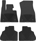 WeatherTech All-Weather Floor Mats for BMW X5 M60i, X5 50e, X5 50i - 1st & 2nd Row (W565-W566), Black