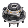 Detroit Axle - 4WD Front Wheel Bearing Hub for Ford F-250 F-350 Super Duty 2003-2004, Excursion 2003-2005, Wheel Bearing and Hub Assembly Replacement [w/ABS SRW]