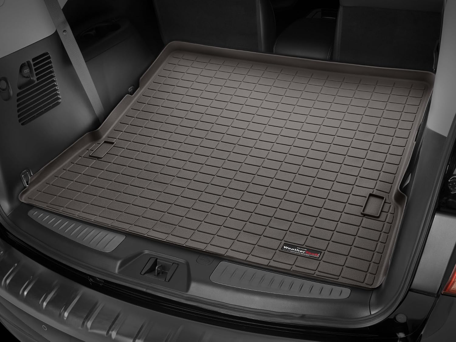 WeatherTech Cargo Trunk Liner for Infiniti QX80, Armada Behind 2nd Row (43757), Cocoa