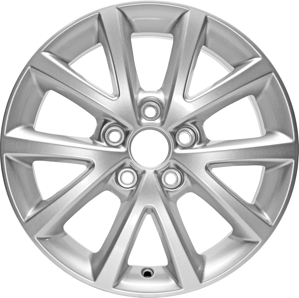 16x6.5 Silver Alloy Wheel Rim for Volkswagen Jetta 2010-16