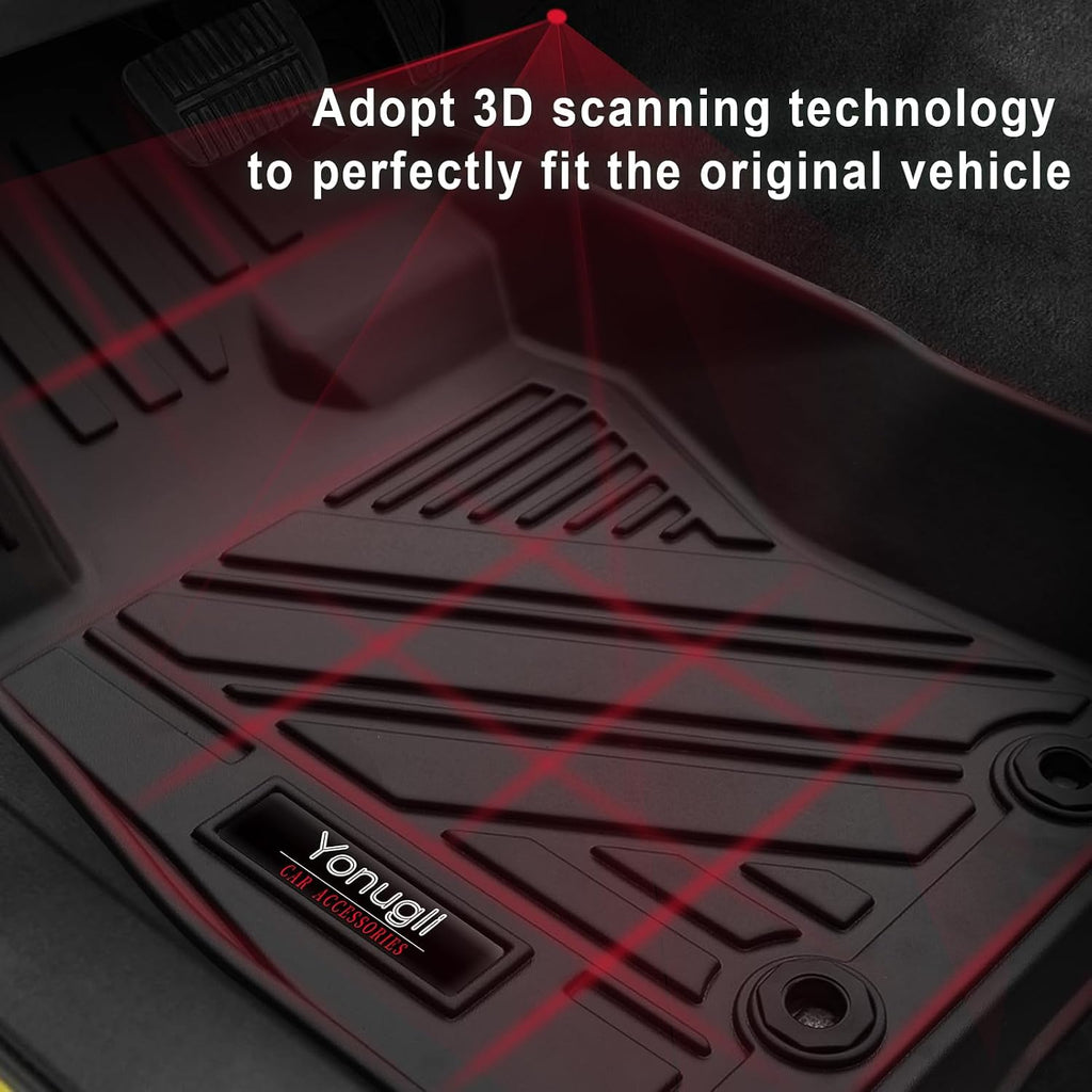 for 2024 2025 2026 Subaru Crosstrek/Impreza Floor Mats Trunk Cargo Liner and Backrest Mat Full Set All Weather TPE Protection Mat fit Crosstrek Impreza Accessories