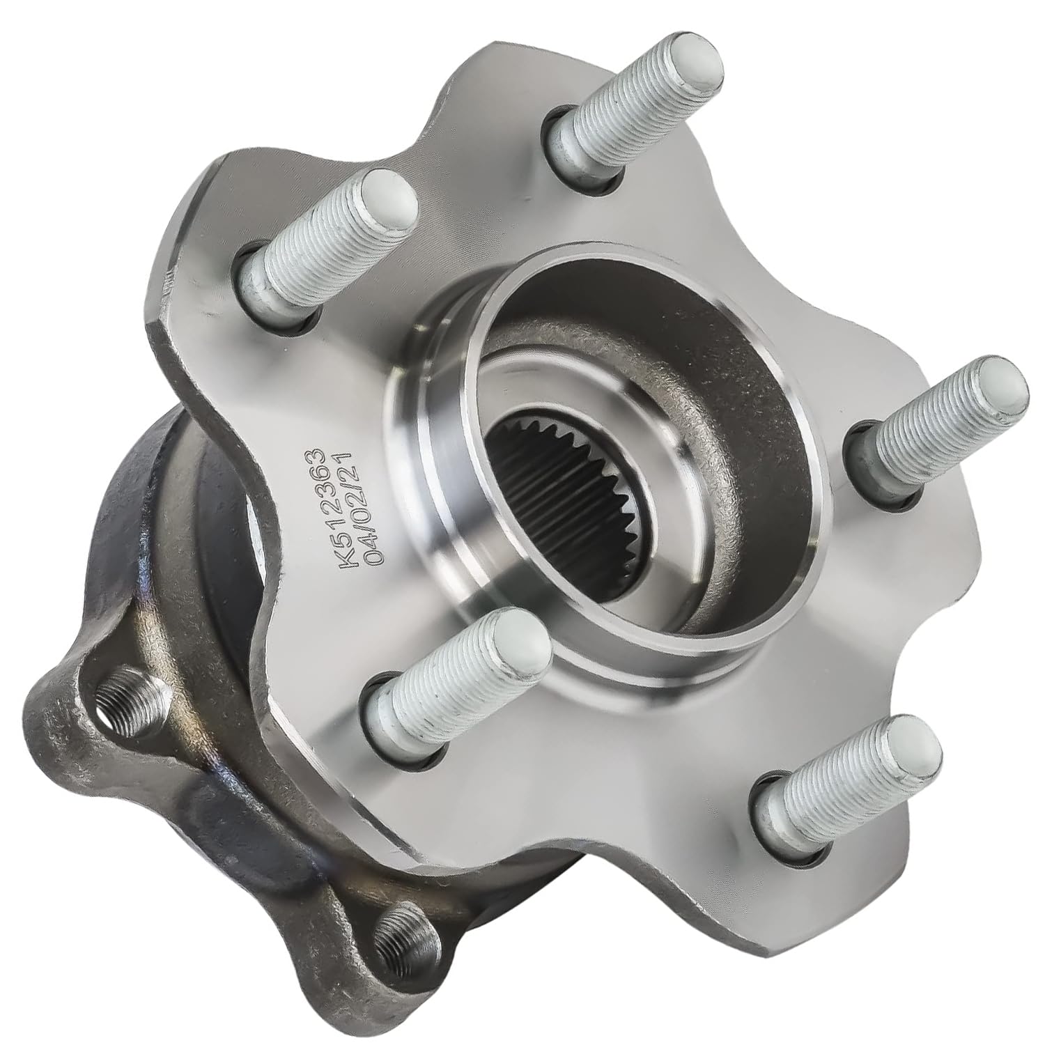 Detroit Axle - AWD 2pc Rear Wheel Bearing Hubs Assembly for Nissan Murano 2003-2007, 5 Lugs w/ABS Wheel Hub Assembly