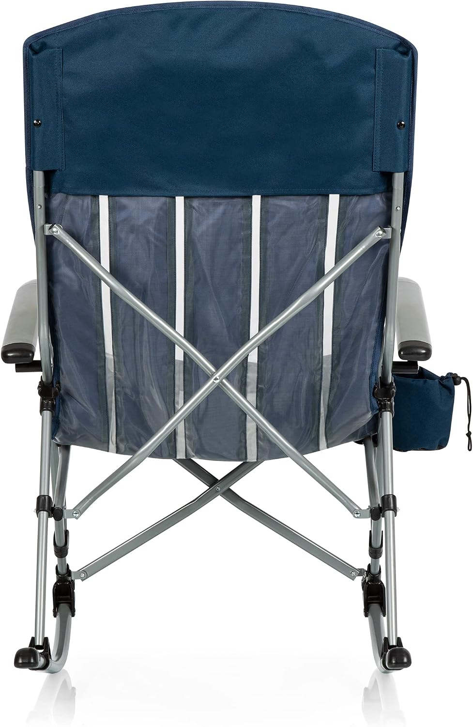 Picnic TIME Outdoor Rocking Camp Chair - XL Heavy Duty Camping Chair for Adults