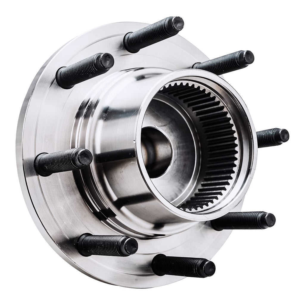 Detroit Axle - 4WD Front Wheel Bearing Hub for 1999-2001 Ford F-250 F-350 Super Duty [SRW, 2-Wheel ABS], 1999 2000 2001 Replacement Wheel Bearing Hub Assembly Set
