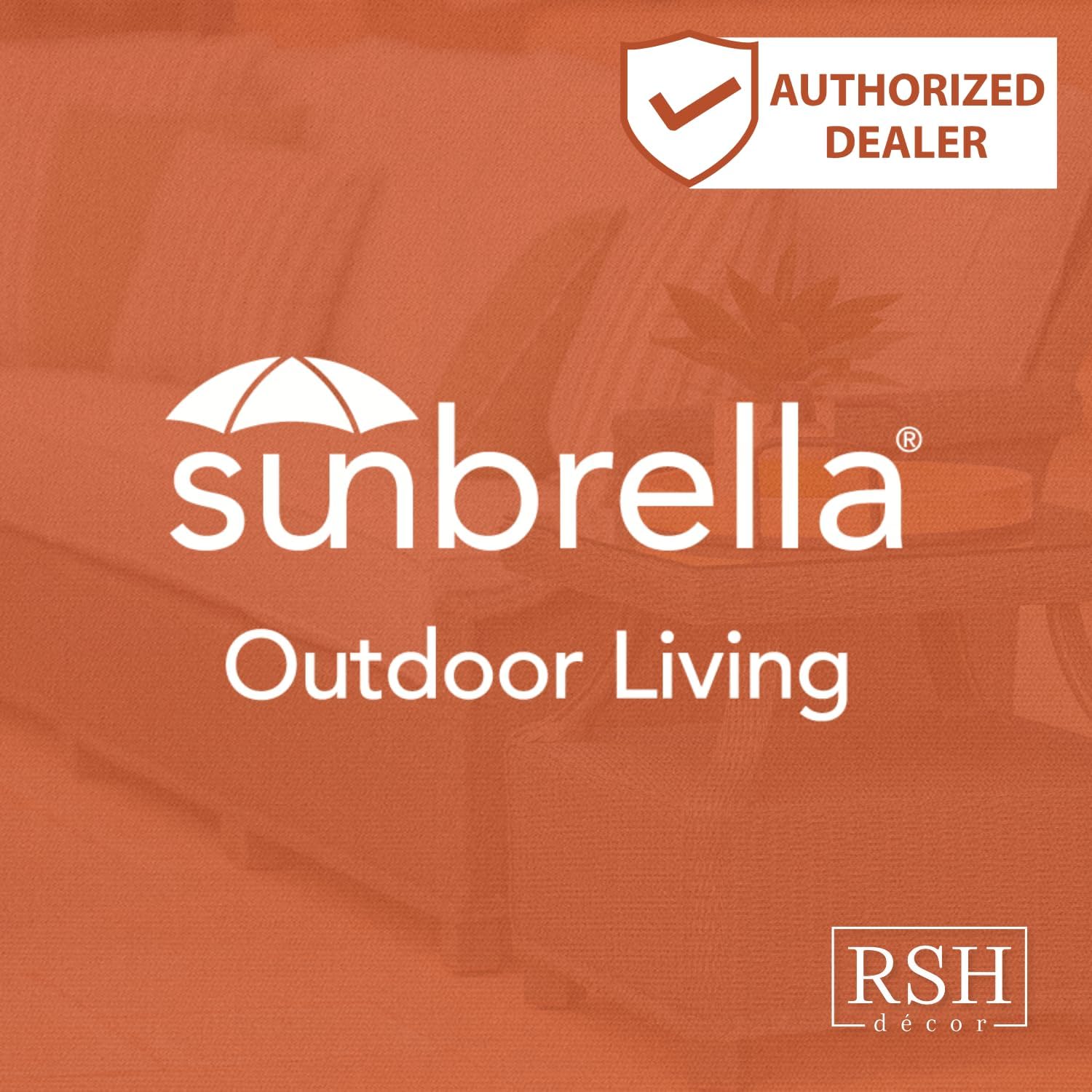 RSH DECOR: Sunbrella Foam Adirondack Chair Cushion | 48' x 20' x 2' | Sunbrella Performance Fabric | Water and Fade-Resistant | Outdoor Cushion for Patio Furniture | Canvas White