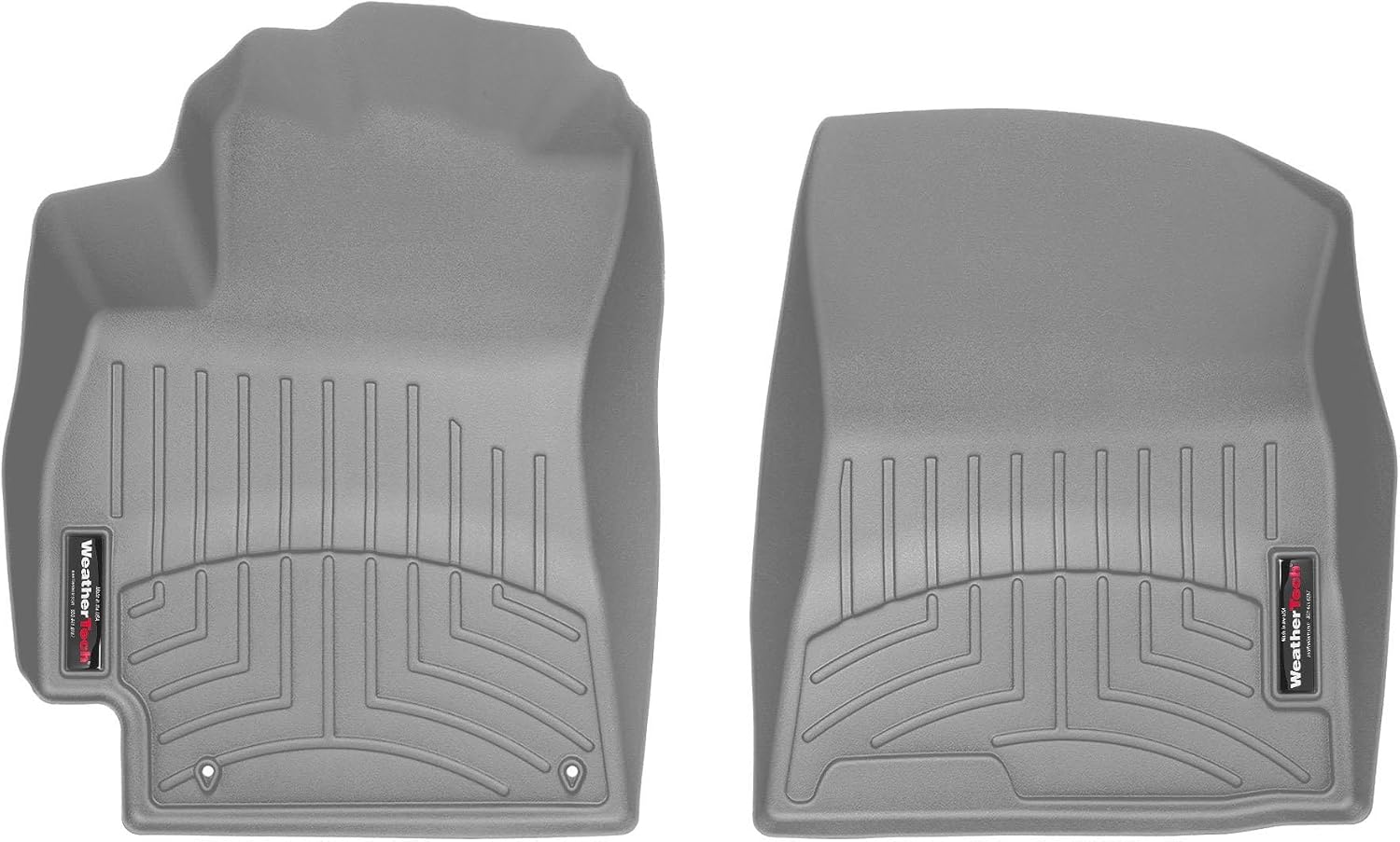 WeatherTech Custom Fit FloorLiners for Hyundai Elantra Hybrid, Elantra, Elantra N - 1st Row (4616521), Grey
