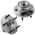 Detroit Axle - Front 2pc Wheel Bearing Hubs for 2005-2010 Dodge Dakota, 2006-2009 Mitsubishi Raider, 2 Wheel Bearing & Hubs Assembly Set 2006 2007 2008 2009 Replacement