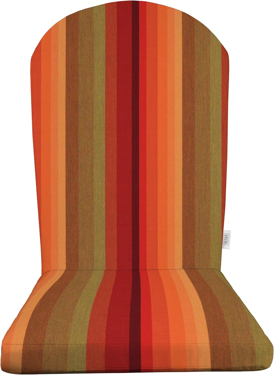RSH DECOR: Sunbrella Foam Adirondack Chair Cushion | 48' x 20' x 2' | Sunbrella Performance Fabric | Water and Fade-Resistant | Outdoor Cushion for Patio Furniture | Astoria Sunset