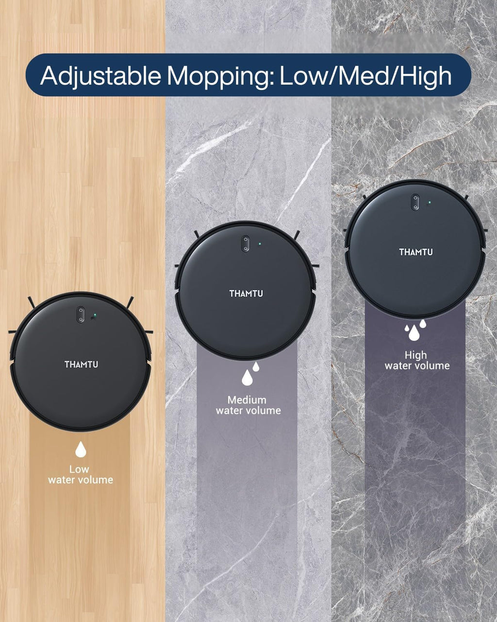 Robot Vacuum Cleaner, Super Thin, Powerful Suction Vacuum Robot, Self-Charging Robotic Vacuum Cleaner, Cleans Hard Floors to Low-Pile Carpets, Black