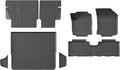 powoq Floor Mats Compatible with 2018-2024 Chevy Equinox/GMC Terrain Floor Mat Backrest Mats Replacement for Chevrolet Equinox GMC Terrain Accessories (Update Rear Trunk Mat+Backrest Mat+Floor Mat)