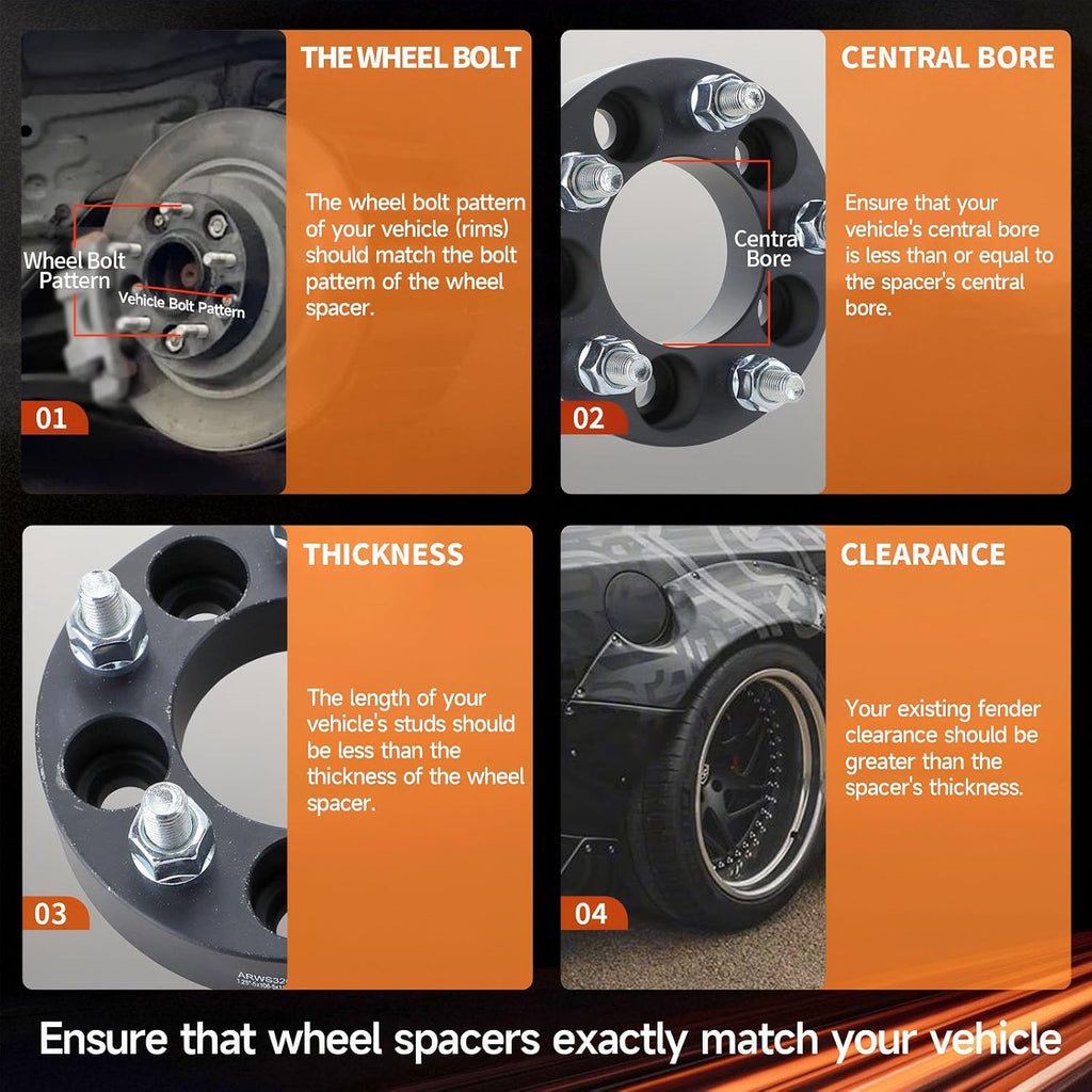 1.5 Inch 6x139.7mm to 6x135mm Wheel Adapters, 4PC Lug Centric Wheel Adapters with M14x1.5 Studs 108mm Hub Bore,4PC Adapters Compatible with Silverado 1500, Sierra 1500, Tahoe