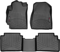 WeatherTech Custom Fit FloorLiners for Kia Forte - 1st & 2nd Row (441486-1-2), Black