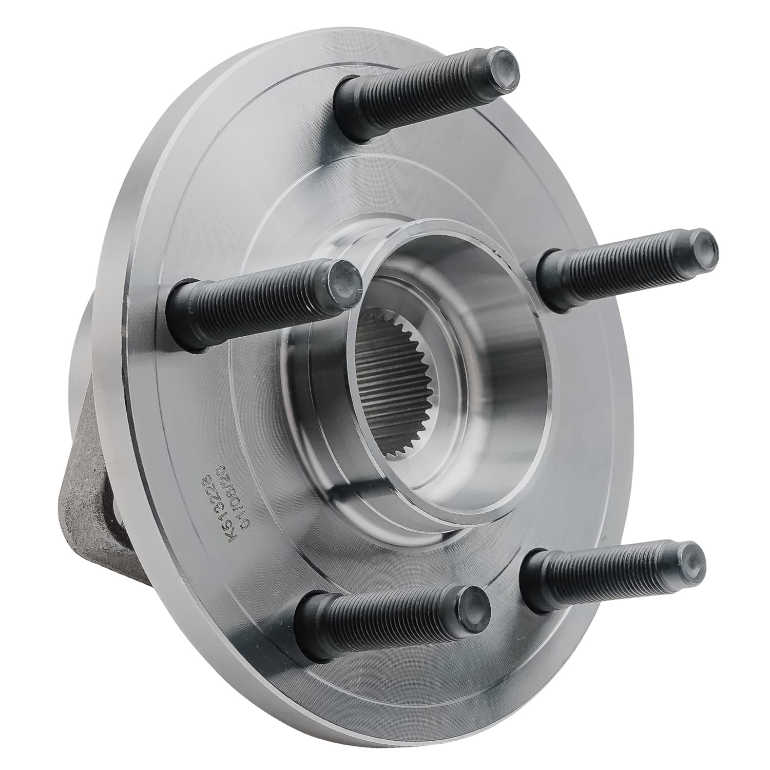 Detroit Axle - Front 2pc Wheel Bearing Hubs for 2005-2010 Dodge Dakota, 2006-2009 Mitsubishi Raider, 2 Wheel Bearing & Hubs Assembly Set 2006 2007 2008 2009 Replacement