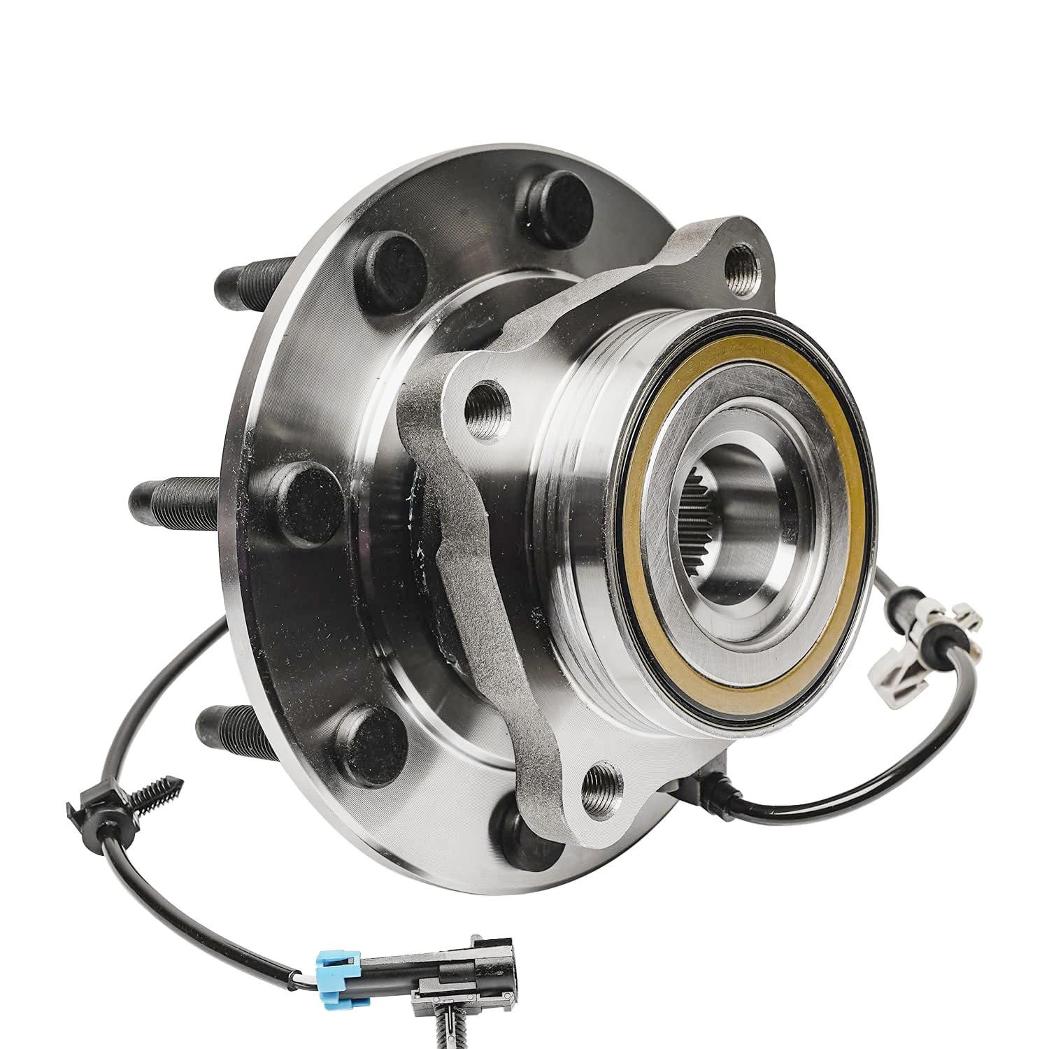 Detroit Axle - 4WD Front Wheel Bearing Hubs for 2001-2006 Chevrolet Silverado 3500 GMC Sierra 3500, 2007 Sierra 3500 Classic Wheel Bearing and Hubs Assembly Replacement
