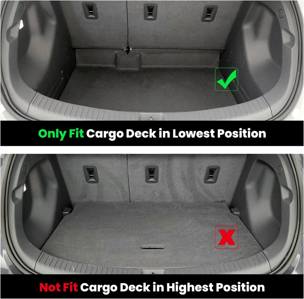 LASFIT Floor Mats & Cargo Liner for Chevrolet Chevy Bolt EV 2017-2023 (Not EUV), All Weather TPE Custom Fit Floor Liners for Cars, Car Floor Mats Full Set for Chevrolet Chevy Bolt EV Accessories, 4PCS