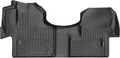 WeatherTech Custom Fit FloorLiners for Mercedes Sprinter, Sprinter, eSprinter - 1st Row - Over The Hump (4415221), Black