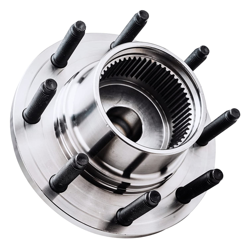 Detroit Axle - 4WD Front Wheel Bearing Hub for 1999-2001 Ford F-250 F-350 Super Duty [SRW, 2-Wheel ABS], 1999 2000 2001 Replacement Wheel Bearing Hub Assembly Set