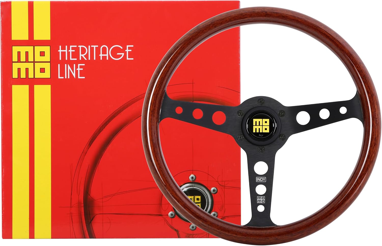 MOMO Racing Steering Wheel, Multicoloured, Standard
