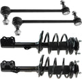 TRQ Front Suspension Kit Complete Strut & Coil Spring Assembly Sway Bar Stabilizer Link Compatible with 2010-2015 Lexus RX350 RX450h