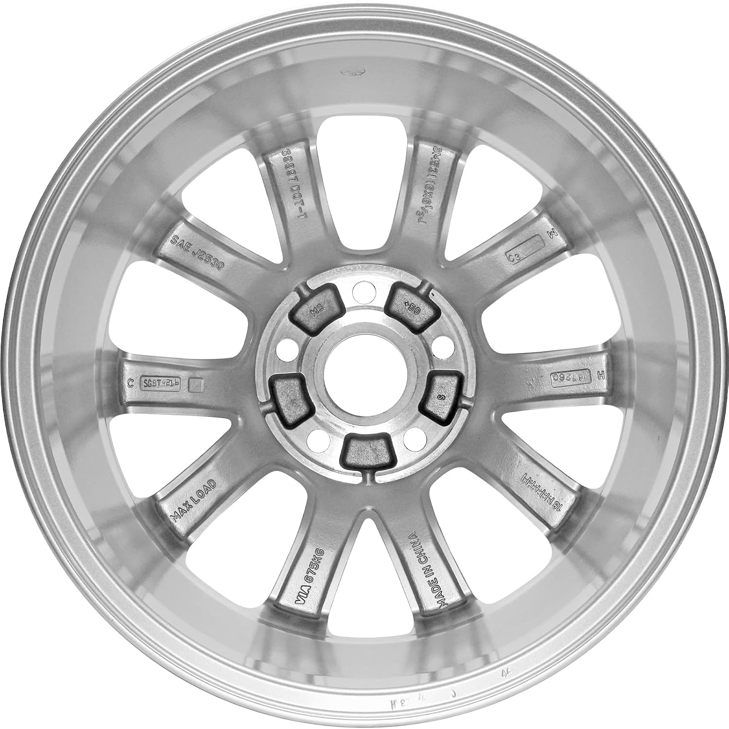 16x6.5 Silver Alloy Wheel Rim for Volkswagen Jetta 2010-16