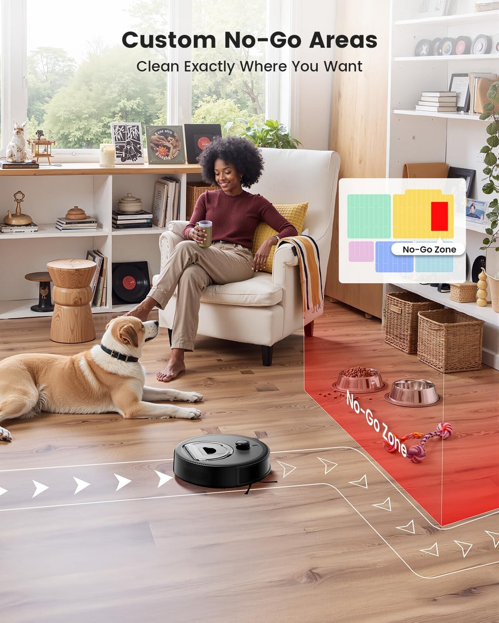 Lefant M330 Pro LiDAR Robot Vacuum and Mop with 2Packs Washable Authentic Replacement Mop Pads