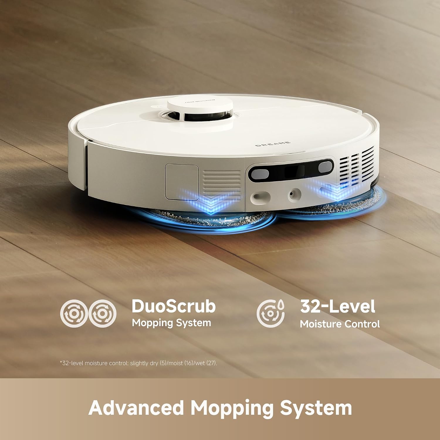 DREAME L40 Ultra Gen 2 Robot Vacuum Cleaner (White) and Mop Pads (4pcs)