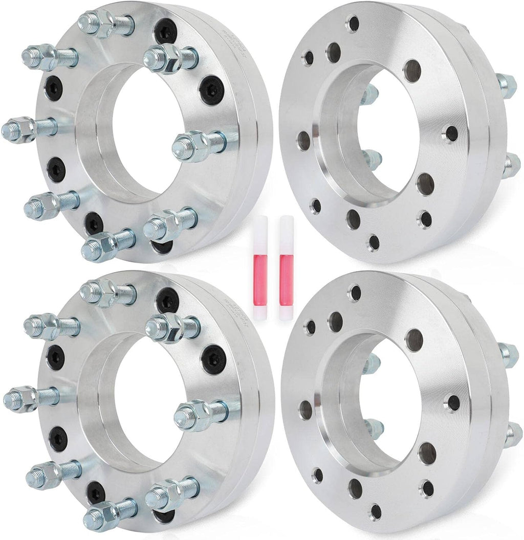4PCS 5x5.5 to 8x6.5 Wheel Adapters Conversion 2 inch for Ram 1500 2012-2018 | change bolt pattern from 5x5.5 to 8x6.5 ( only Wheels 8x6.5 Bolt Pattern)-NOT FIT Stock Rims