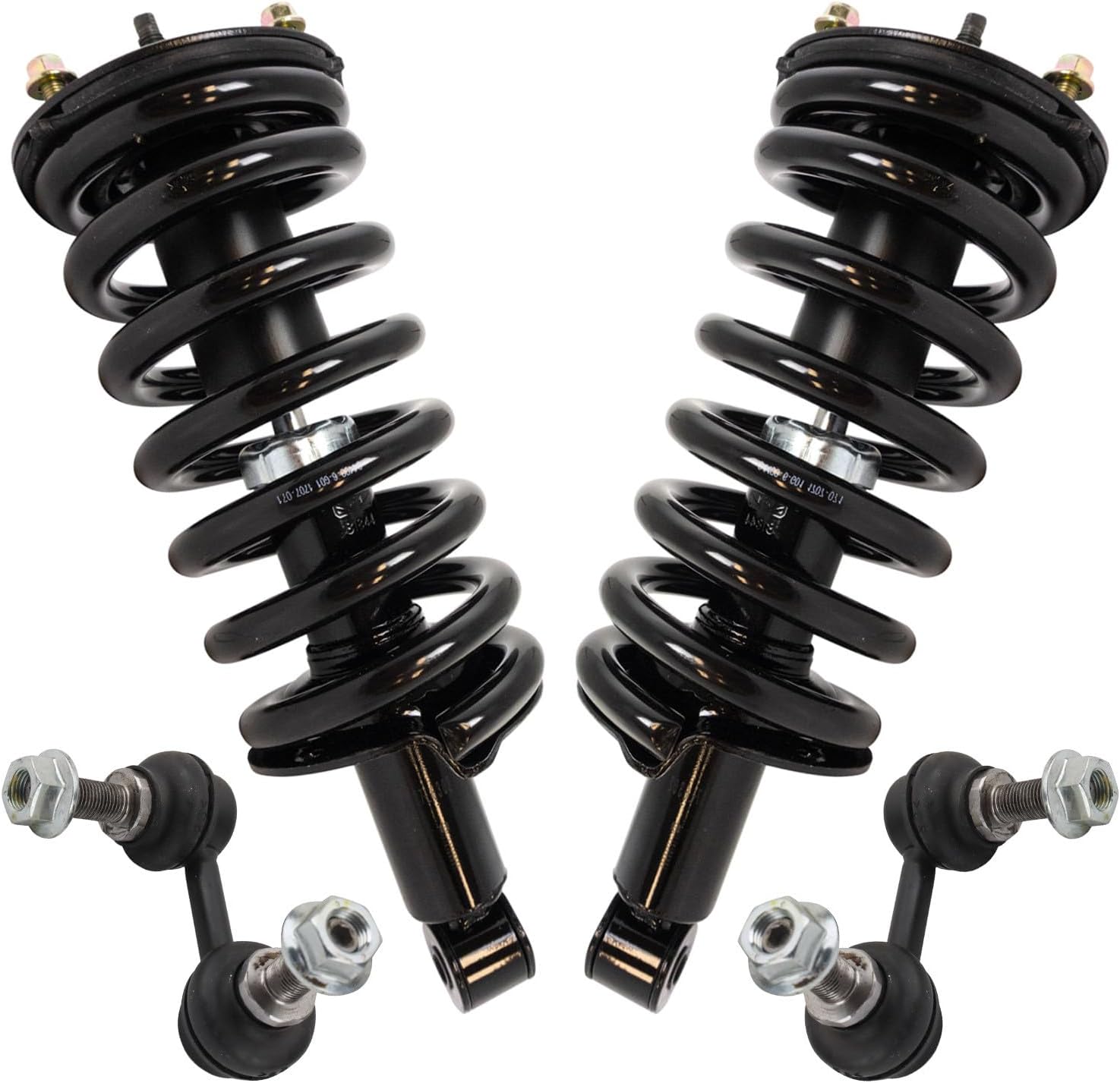 TRQ Front Suspension Kit Compatible with 2017-2021 Nissan TITAN