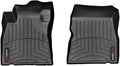 WeatherTech Custom Fit FloorLiners for Nissan Versa, Versa Note, 1st Row (445771), Black