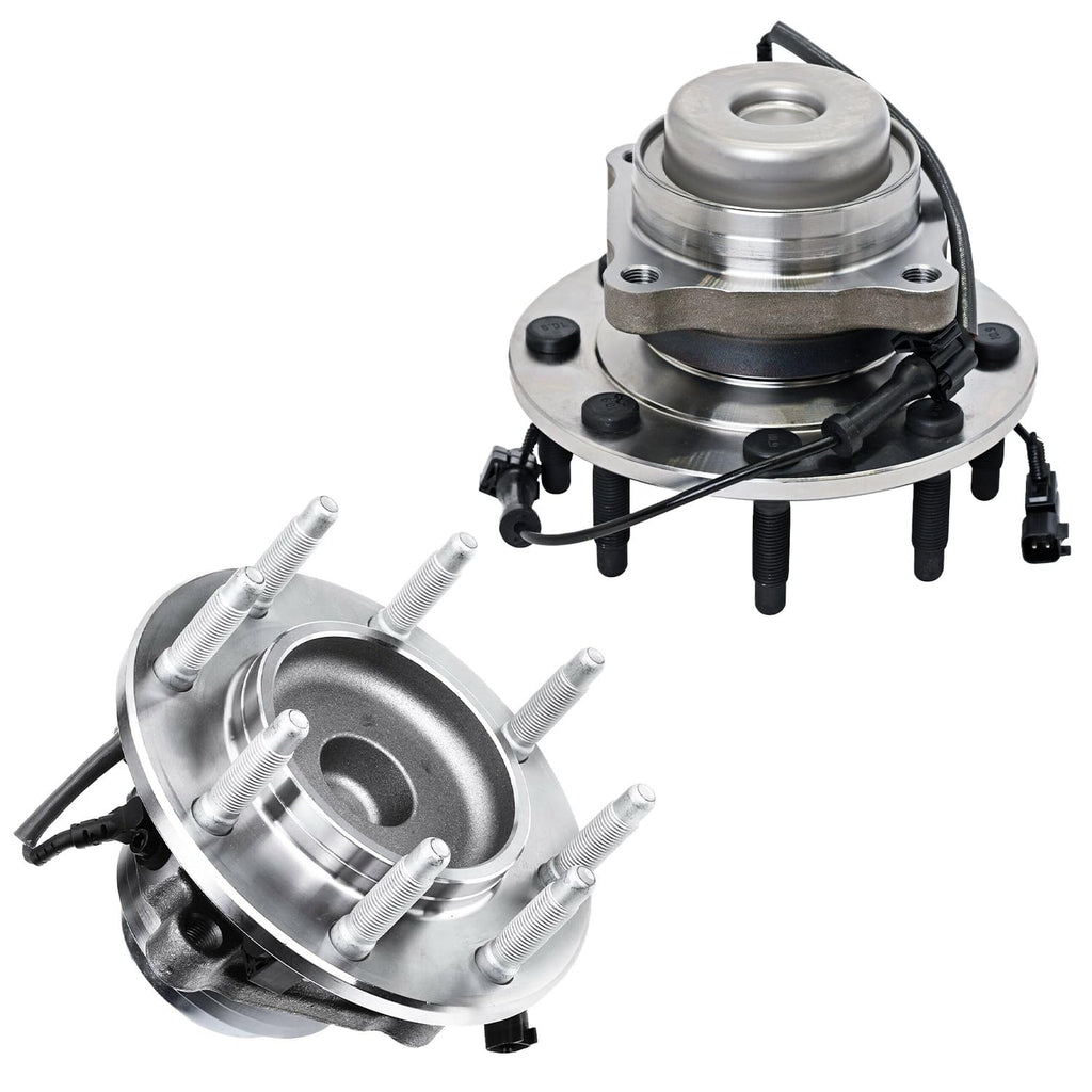 Detroit Axle - 2 RWD Front Wheel Bearing and Hubs Assembly for 2018-2021 Chevrolet GMC Models Express 2500 3500 & Savana 2500 3500 4500 with ABS & 8-Lug