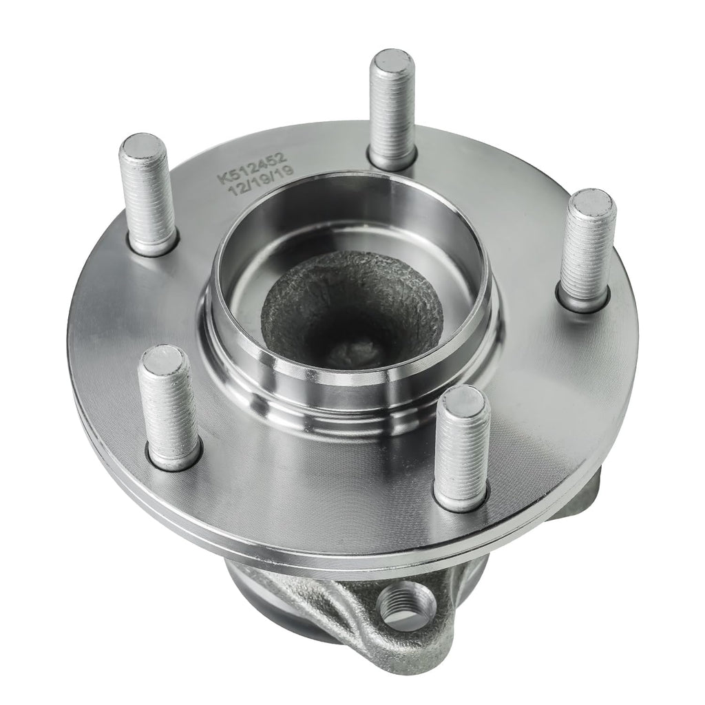Detroit Axle - FWD 2pc Rear Wheel Bearing and Hubs Assembly for 2007-2014 Mazda CX-9 5 Lugs w/ABS