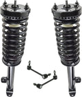 TRQ Front Suspension Kit Complete Strut & Coil Spring Assembly Sway Bar Stabilizer Link Compatible with 2005-2010 Chrysler 300 2006-2010 Dodge Charger 2005-2008 Magnum