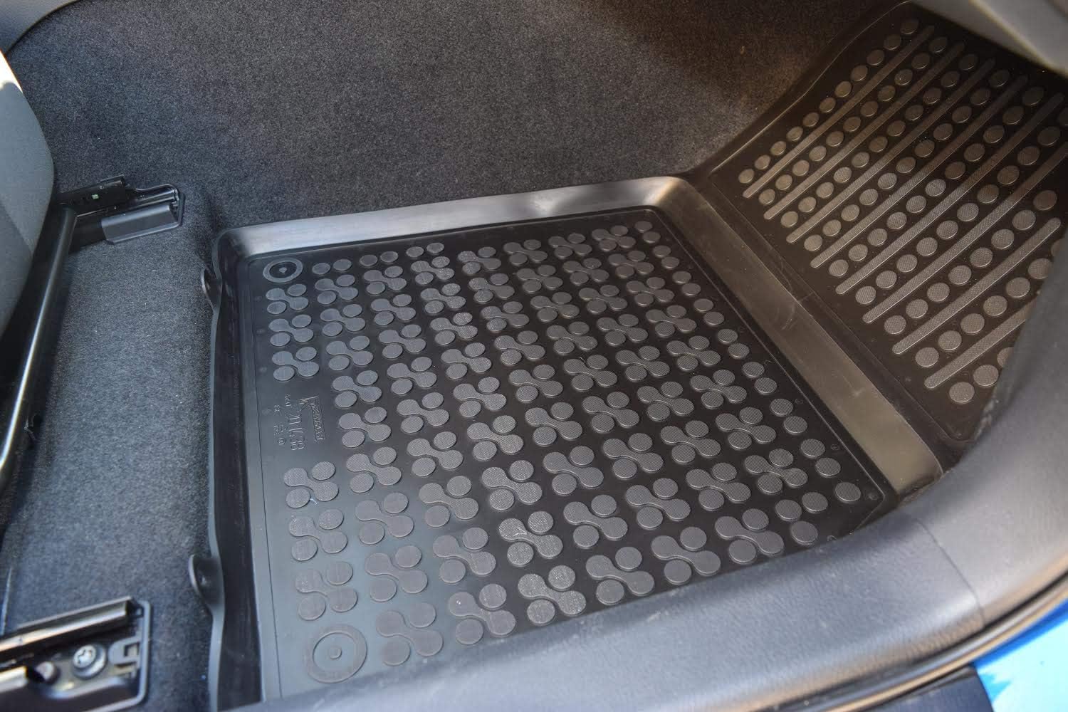 REZAW-PLAST Premium Rubber Floor Mats Set for Acur TSX Wagon 2009-2014 2 Row & Cargo Liner All Weather Liners Odor Molded Black Car Interior Accessories